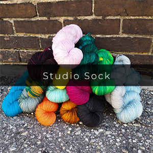 3 skeins of Organic Studio Sock - DYE TO ORDER